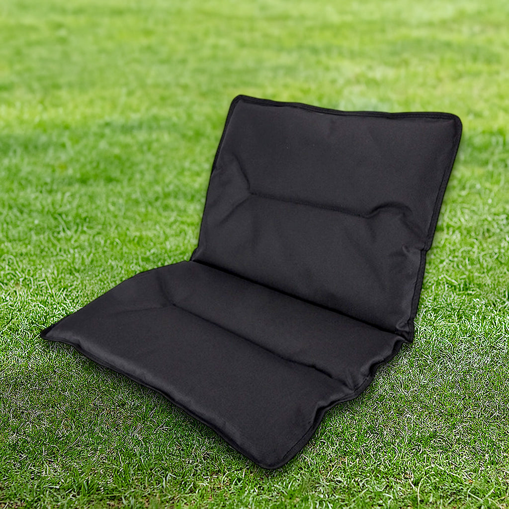 Silla de Camping Exterior Rectangular Minimalista Moderna de Acero al Carbono, Material de Aluminio, Madera de Haya, Tela Oxford, PET, Plegable, Portátil, Desmontable con Respaldo y Descansabrazos para el Jardín | Brehn