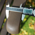 Simplicidad Moderna Impermeable Silla de Camping Plegable de Acero al Carbono PVC con Respaldo y Descansabrazos para Jardín