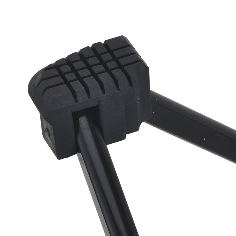 Mesa auxiliar cuadrada plegable de acero al carbono y aluminio minimalista moderna para exteriores | Brehn