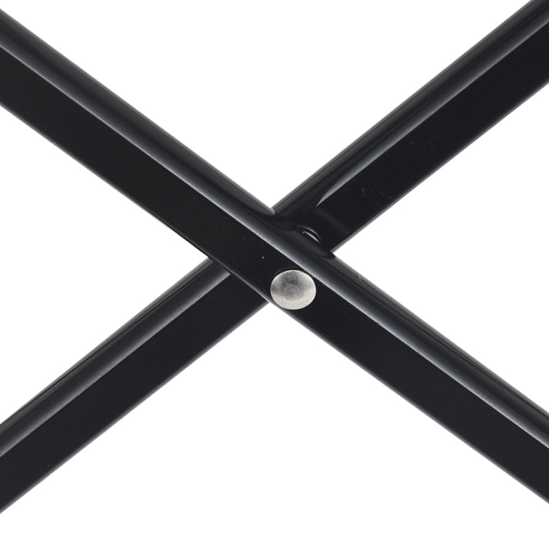Mesa auxiliar cuadrada plegable de acero al carbono y aluminio minimalista moderna para exteriores | Brehn