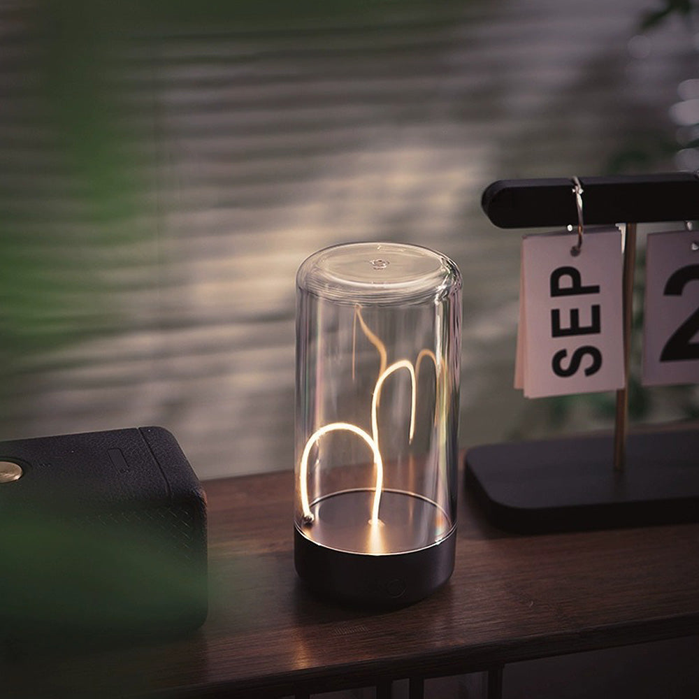 Lurevia | Lámpara de mesa LED en forma de cilindro