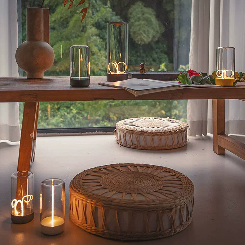 Lurevia | Lámpara de mesa LED en forma de cilindro