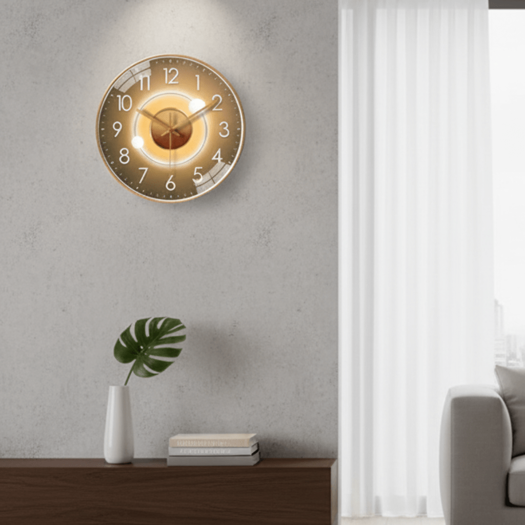 TICKLESS – Horloge murale silencieuse avec cadran minimaliste et finition élégante