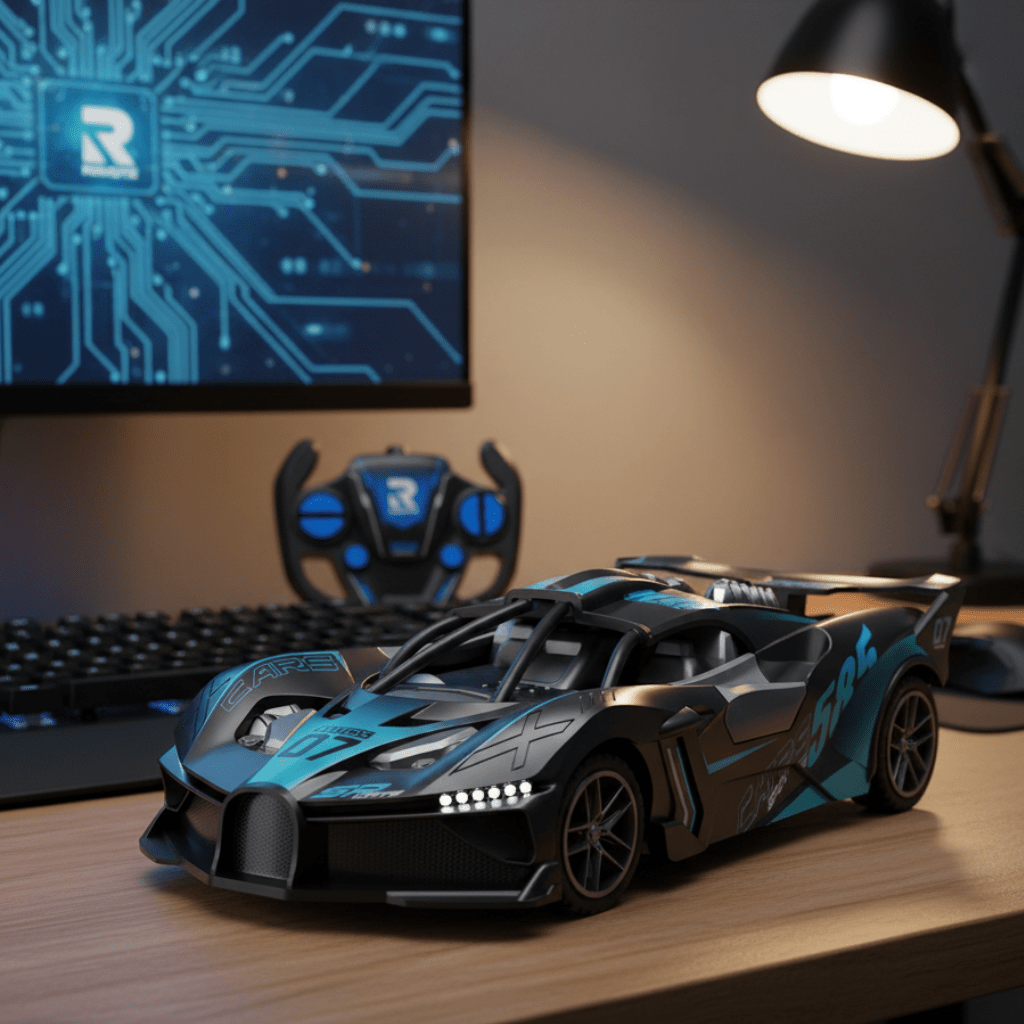 SPEEDCUB – Auto de drift RC 1:18 a prueba de niños con diseño robusto