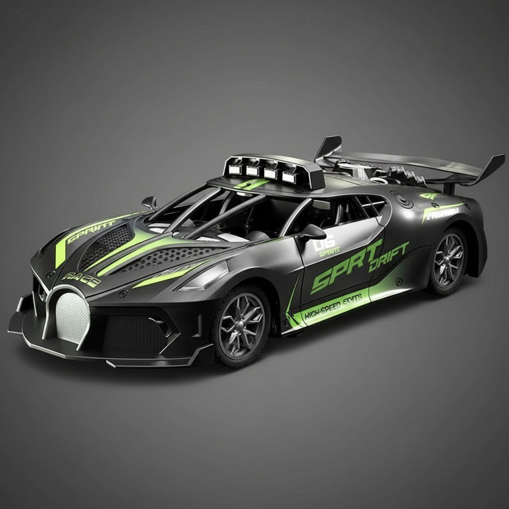 SPEEDCUB – Auto de drift RC 1:18 a prueba de niños con diseño robusto