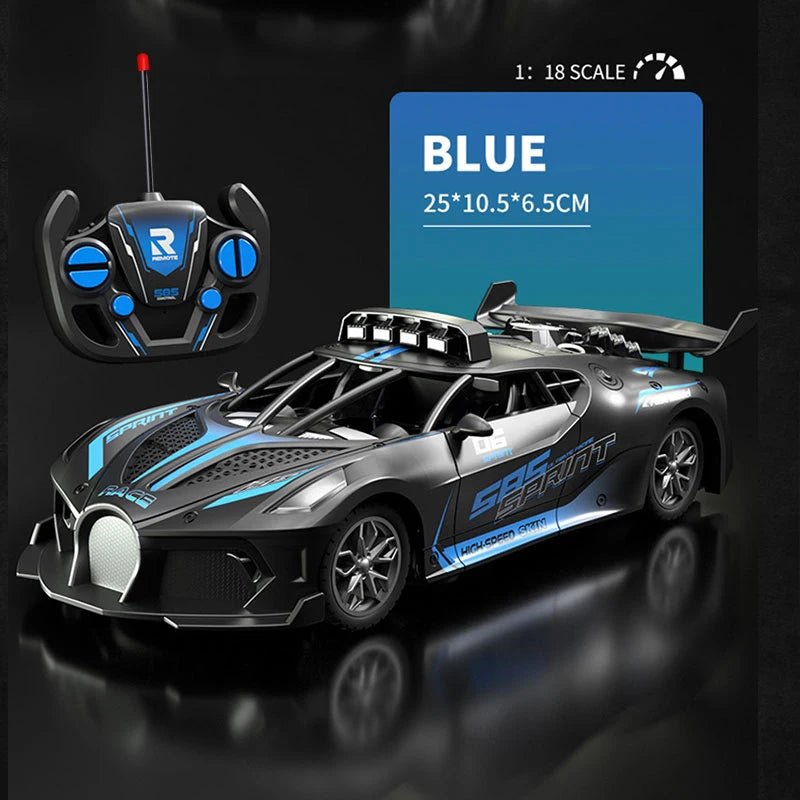 SPEEDCUB – Auto de drift RC 1:18 a prueba de niños con diseño robusto