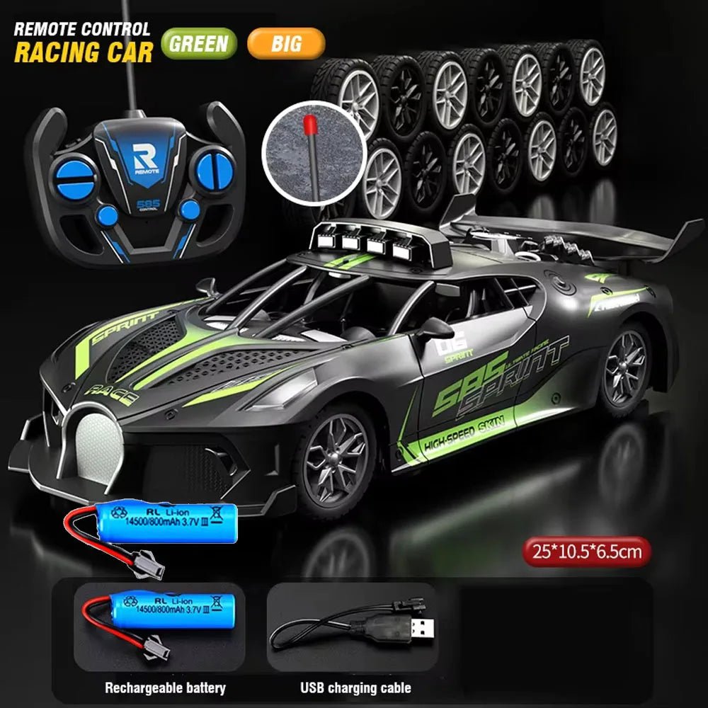 SPEEDCUB – Auto de drift RC 1:18 a prueba de niños con diseño robusto