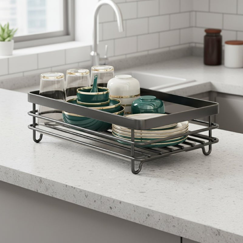 KITCHENFORM – Escurridor plegable de acero inoxidable, diseño que ahorra espacio para cocinas modernas