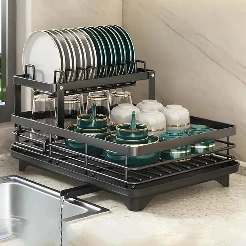 KITCHENFORM – Escurridor plegable de acero inoxidable, diseño que ahorra espacio para cocinas modernas