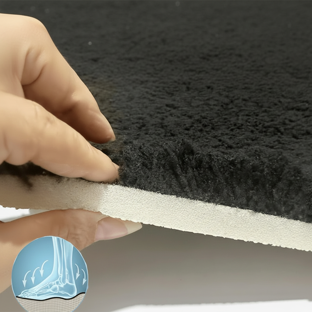 Lonneke - Alfombrilla de baño suave, gruesa y muy absorbente