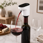 Boaz - Decantador de vino eléctrico portátil mini automático