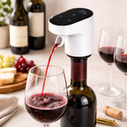 Boaz - Decantador de vino eléctrico portátil mini automático