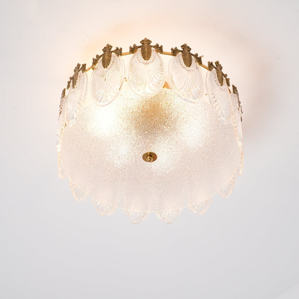 Velmira – lámparas de techo LED con elementos decorativos de vidrio