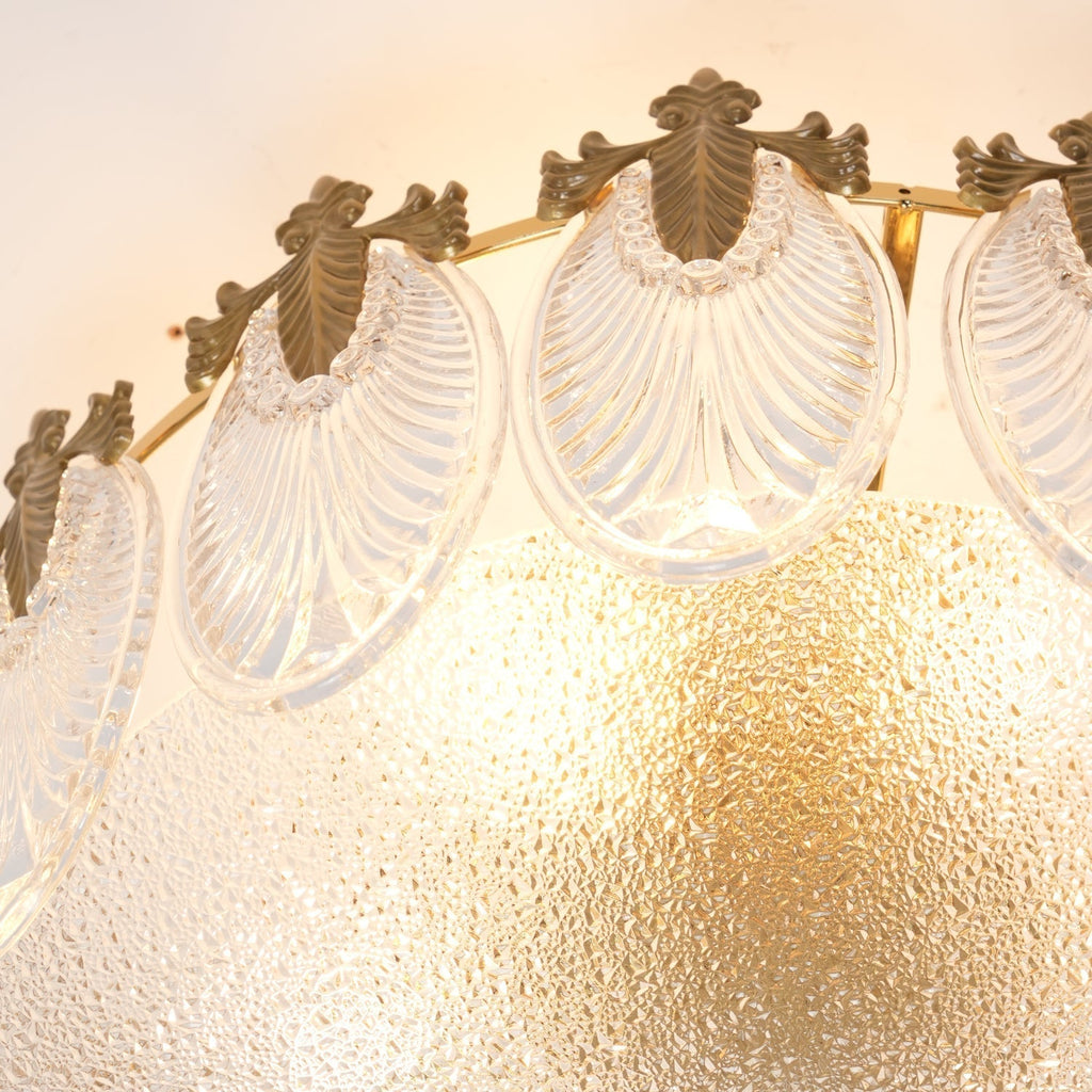 Velmira – lámparas de techo LED con elementos decorativos de vidrio