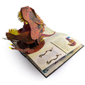 Kalsten | Libro Pop-Up 3D DinoWorld | Dinosaurios Prehistóricos y Monstruos Marinos | Tapa Dura