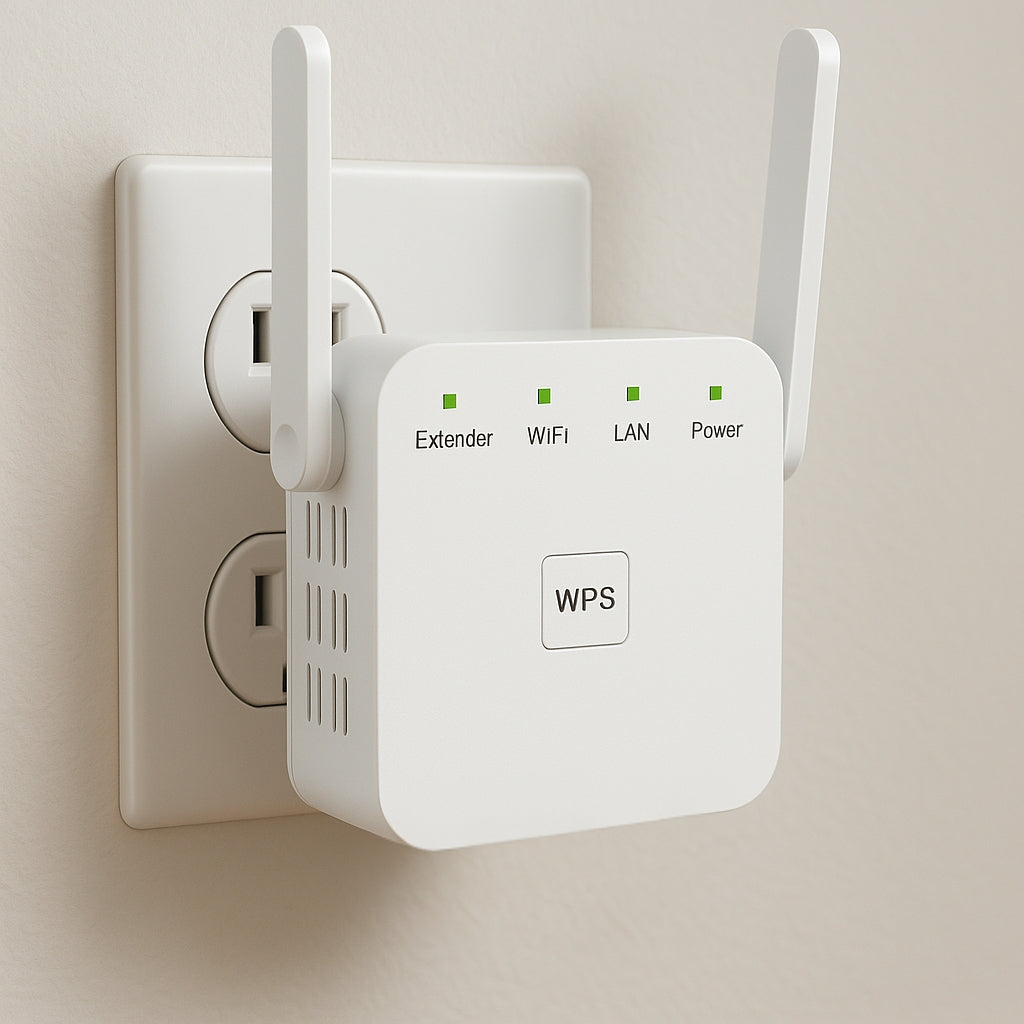 Lisslune | Acelerador de WiFi UltraXtend 5G UK – Mejor Extensor de WiFi de Doble Banda para Cobertura de Señal en Casa y Jardín