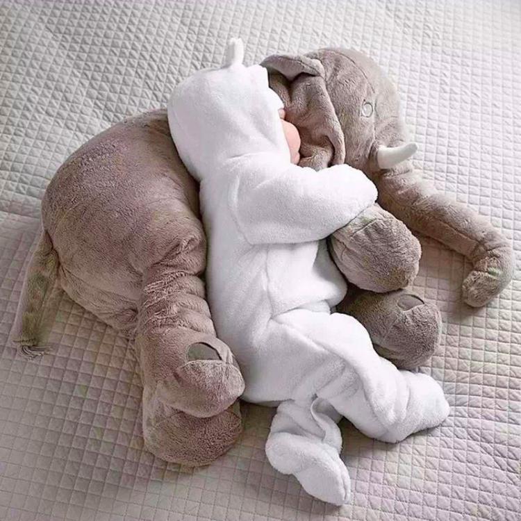 Cojín de Bebé Elefante Abrazo – Suave, Agradable y Cómodo
