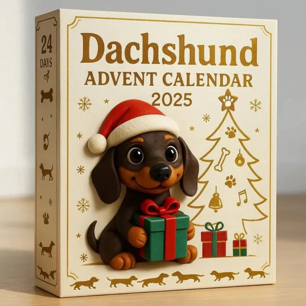 Calendario de Adviento para Perros Regalo de Navidad Conjunto de Figuras Coleccionables
