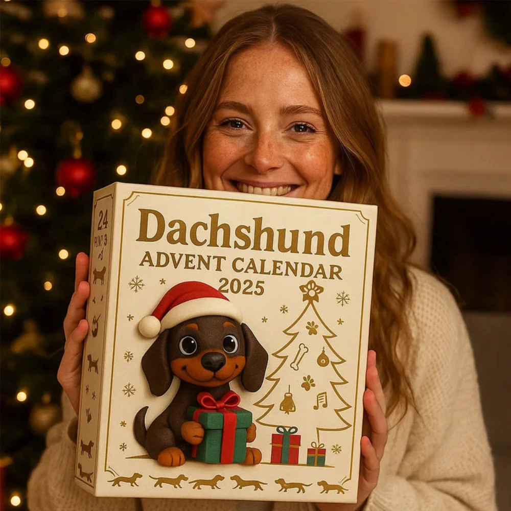 Calendario de Adviento para Perros Regalo de Navidad Conjunto de Figuras Coleccionables