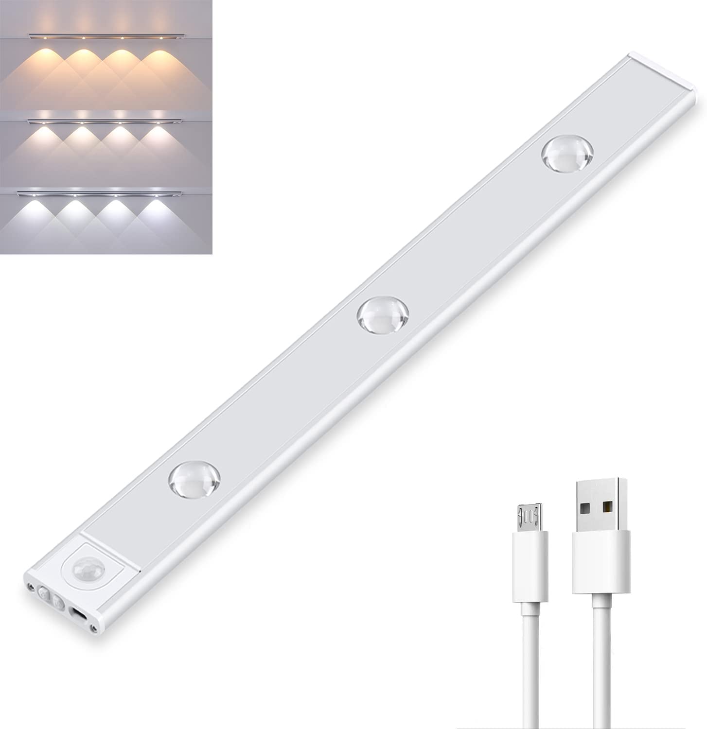 Lámpara LED inalámbrica con sensor de movimiento y función de atenuación