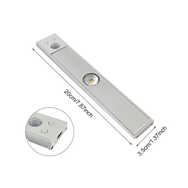 Lámpara LED inalámbrica con sensor de movimiento y función de atenuación
