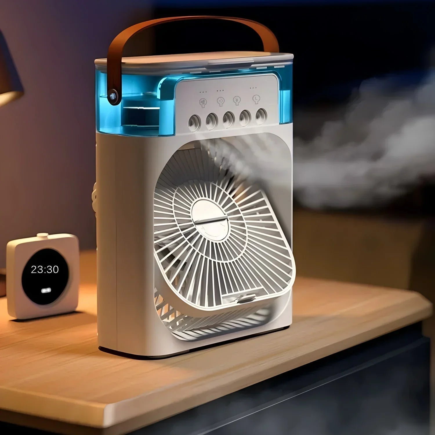 Enfriador de Aire Portátil 3 en 1 con Ventilador y Humidificador