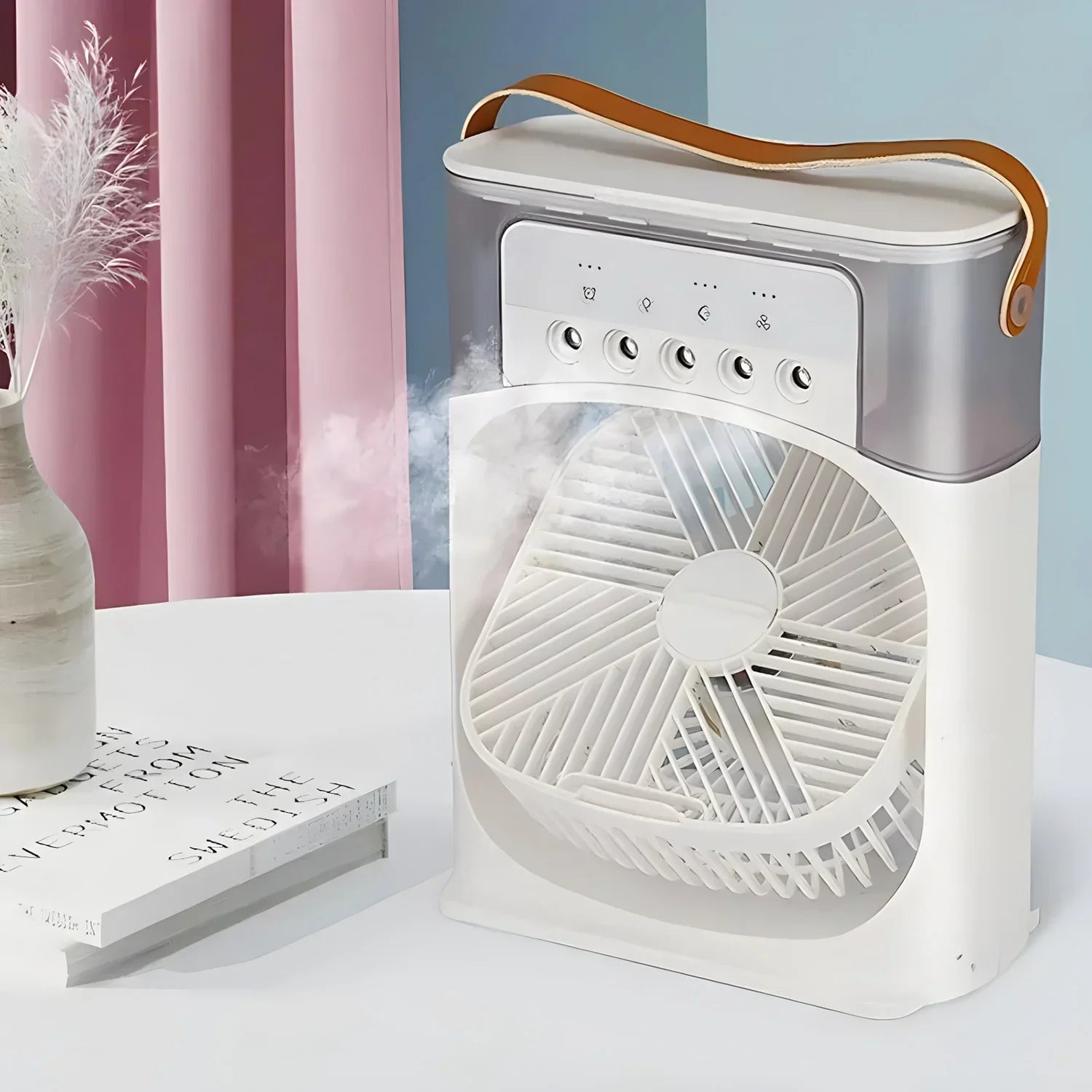 Enfriador de Aire Portátil 3 en 1 con Ventilador y Humidificador