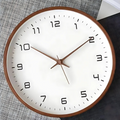 Reloj de pared de madera con diseño refinado Woodland – encanto natural y elegancia – ideal para amantes de la naturaleza y el estilo boho