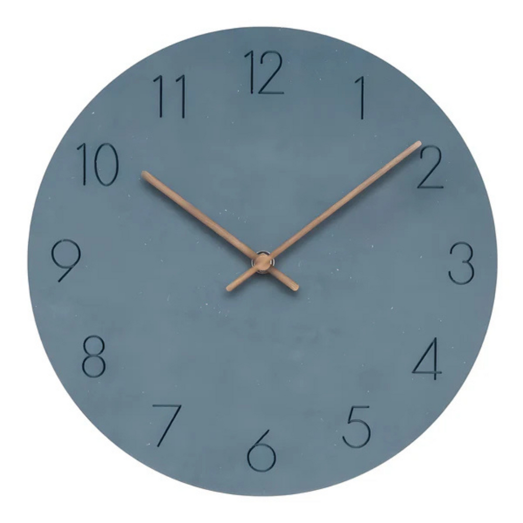 Reloj de pared de madera – estilo minimalista – elegancia en forma simple – diseño atemporal