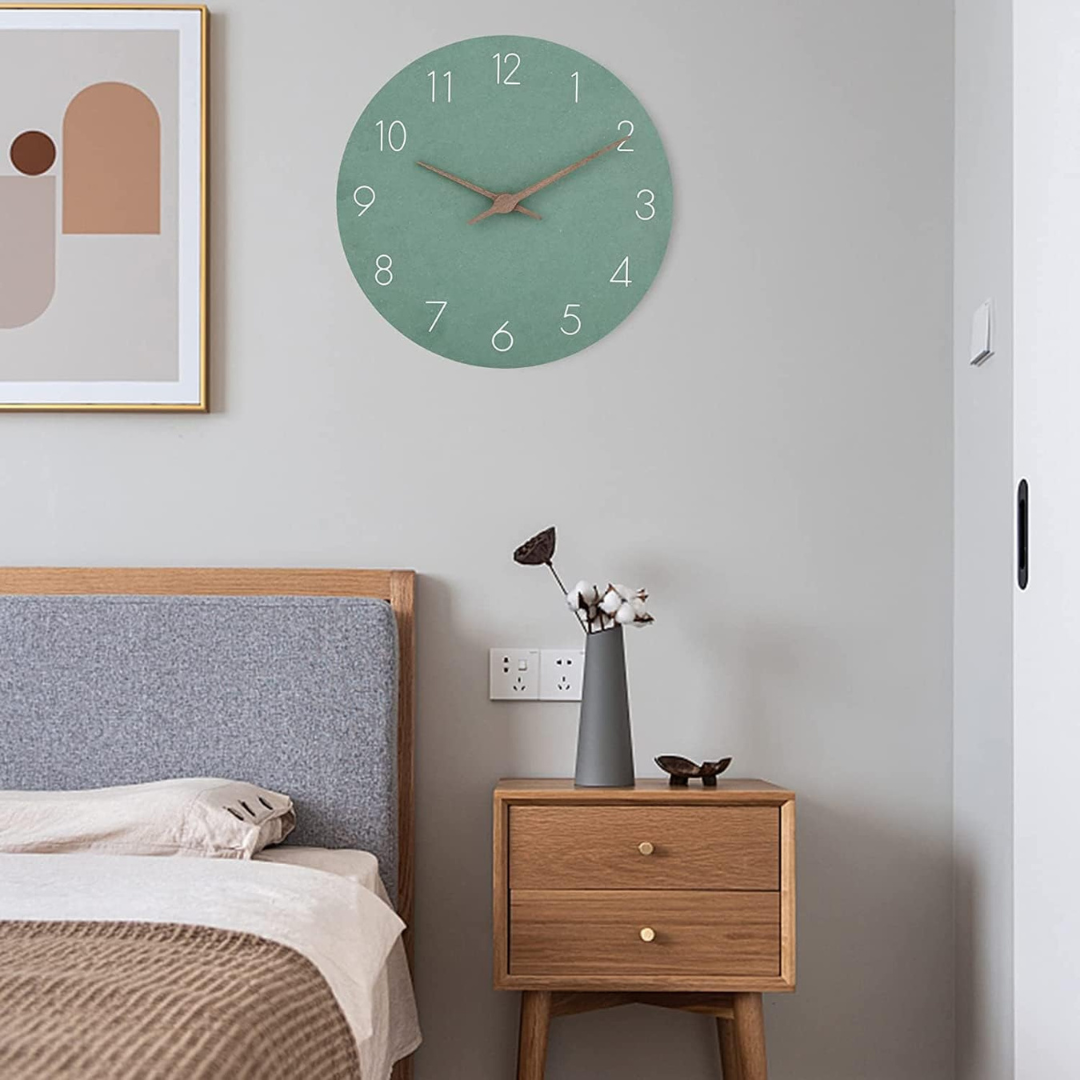 Reloj de pared de madera – estilo minimalista – elegancia en forma simple – diseño atemporal