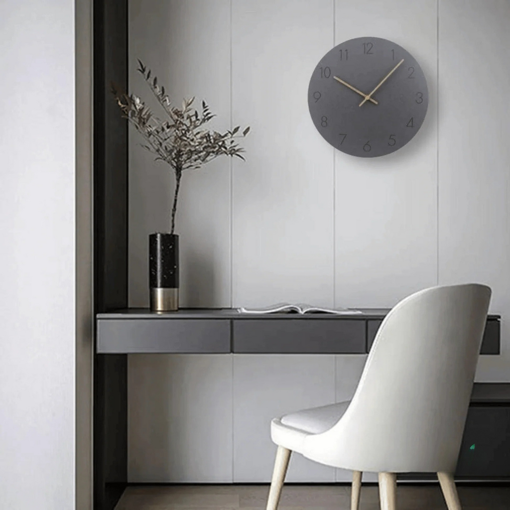 Reloj de pared de madera – estilo minimalista – elegancia en forma simple – diseño atemporal