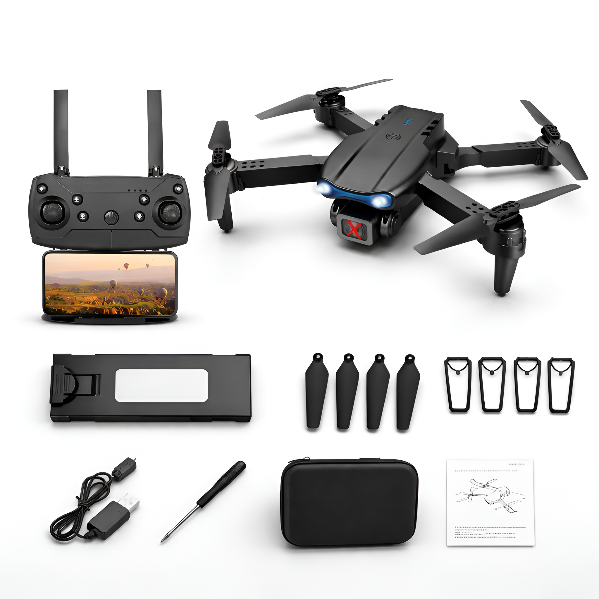 Frodo - Drone con Cámara 4K Profesional y Zoom