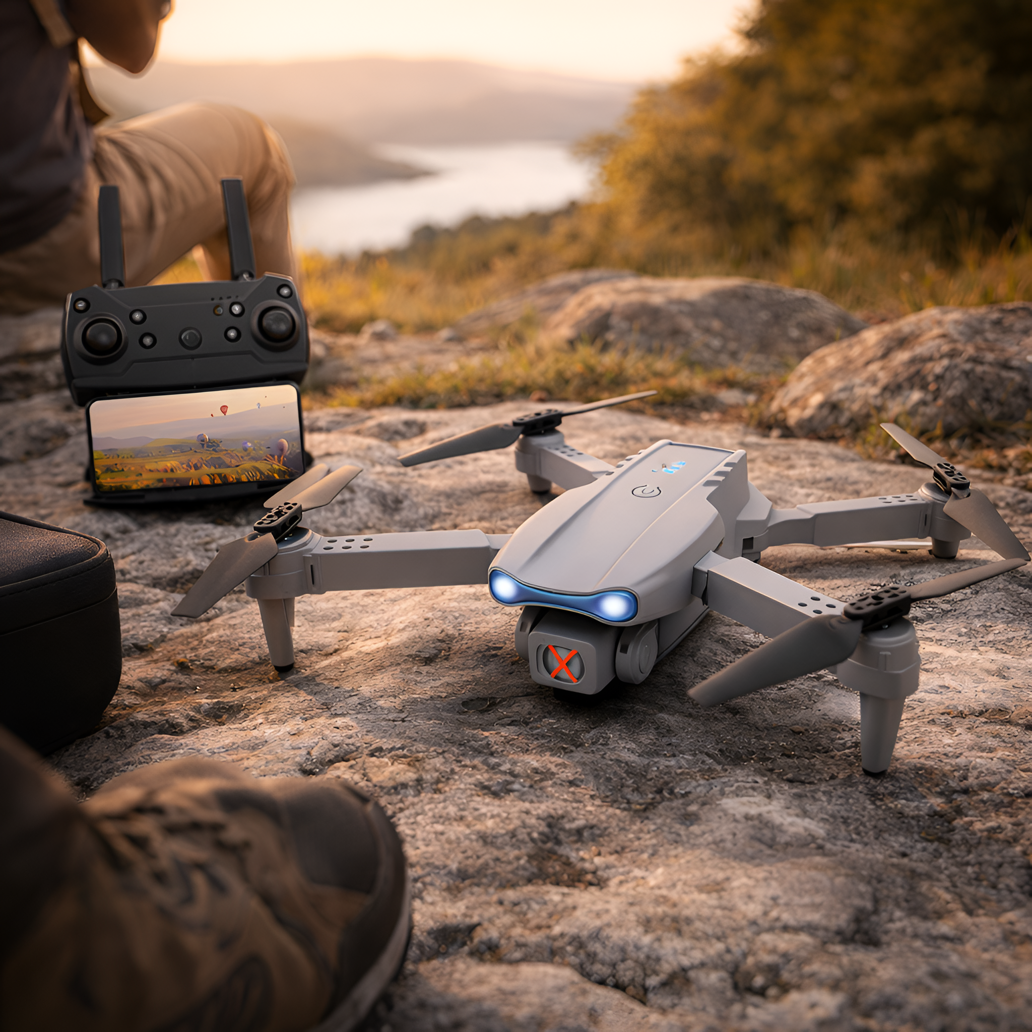 Frodo - Drone con Cámara 4K Profesional y Zoom