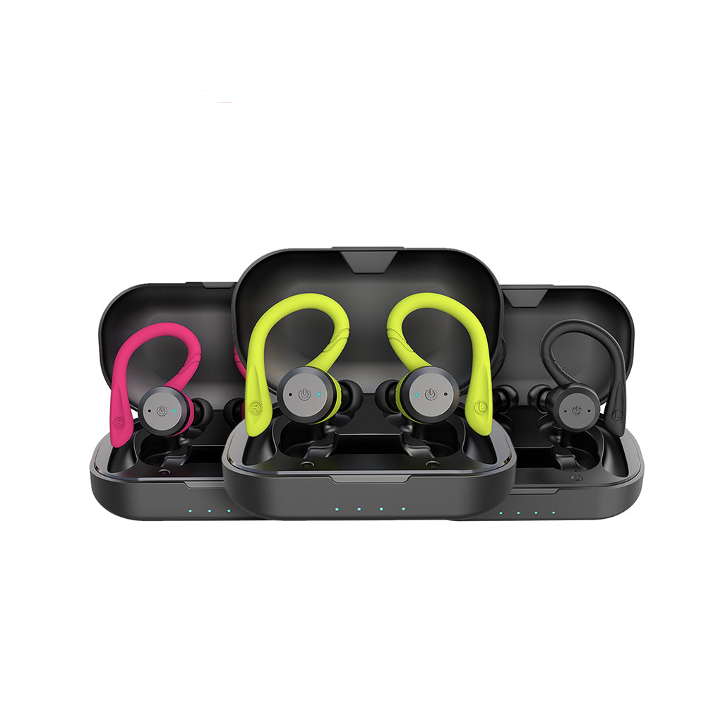 BowLift | Auriculares Deportivos Impermeables AudioActive – 20 Horas de Reproducción y Bluetooth