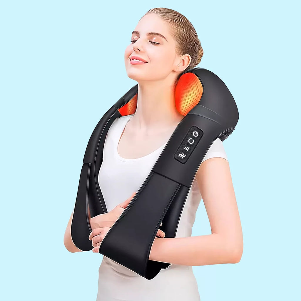 Masajeador Eléctrico en Forma de U para Cuello y Hombros