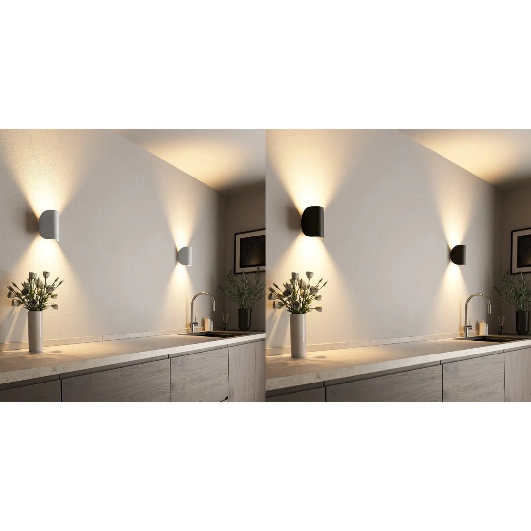 BRIGHTFLOW – Lámpara de pared LED moderna para iluminación de espacios habitables energéticamente eficiente