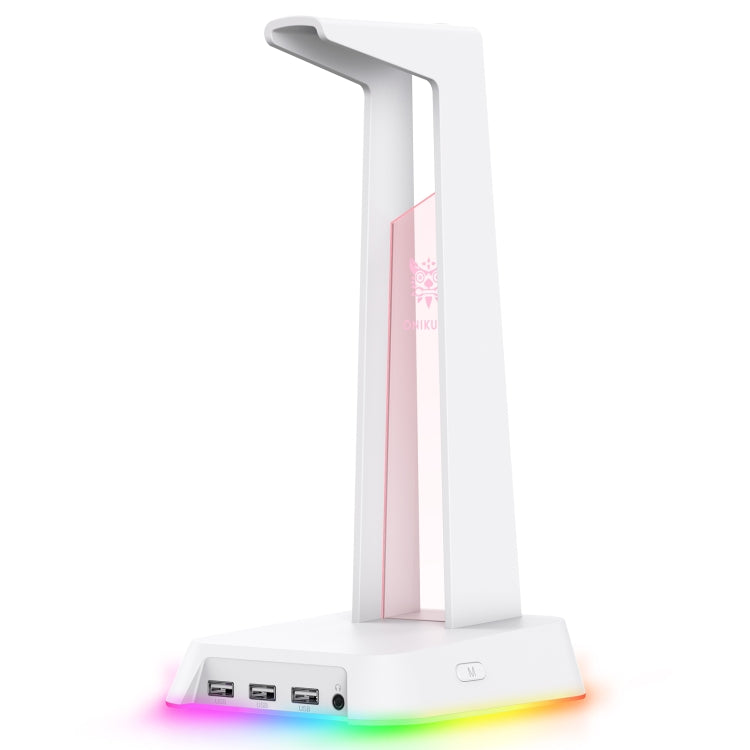 Lisslune | Soporte para Auriculares con Iluminación RGB ONIKUMA ST-2 (Blanco)