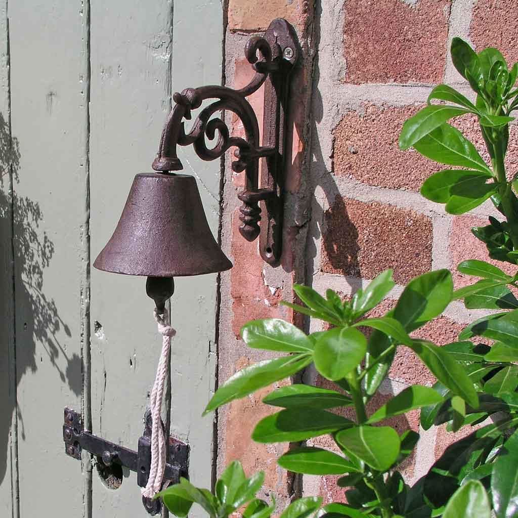 Lisslune | Timbre de Hierro Fundido en Estilo Vintage para Puerta Principal y Jardín