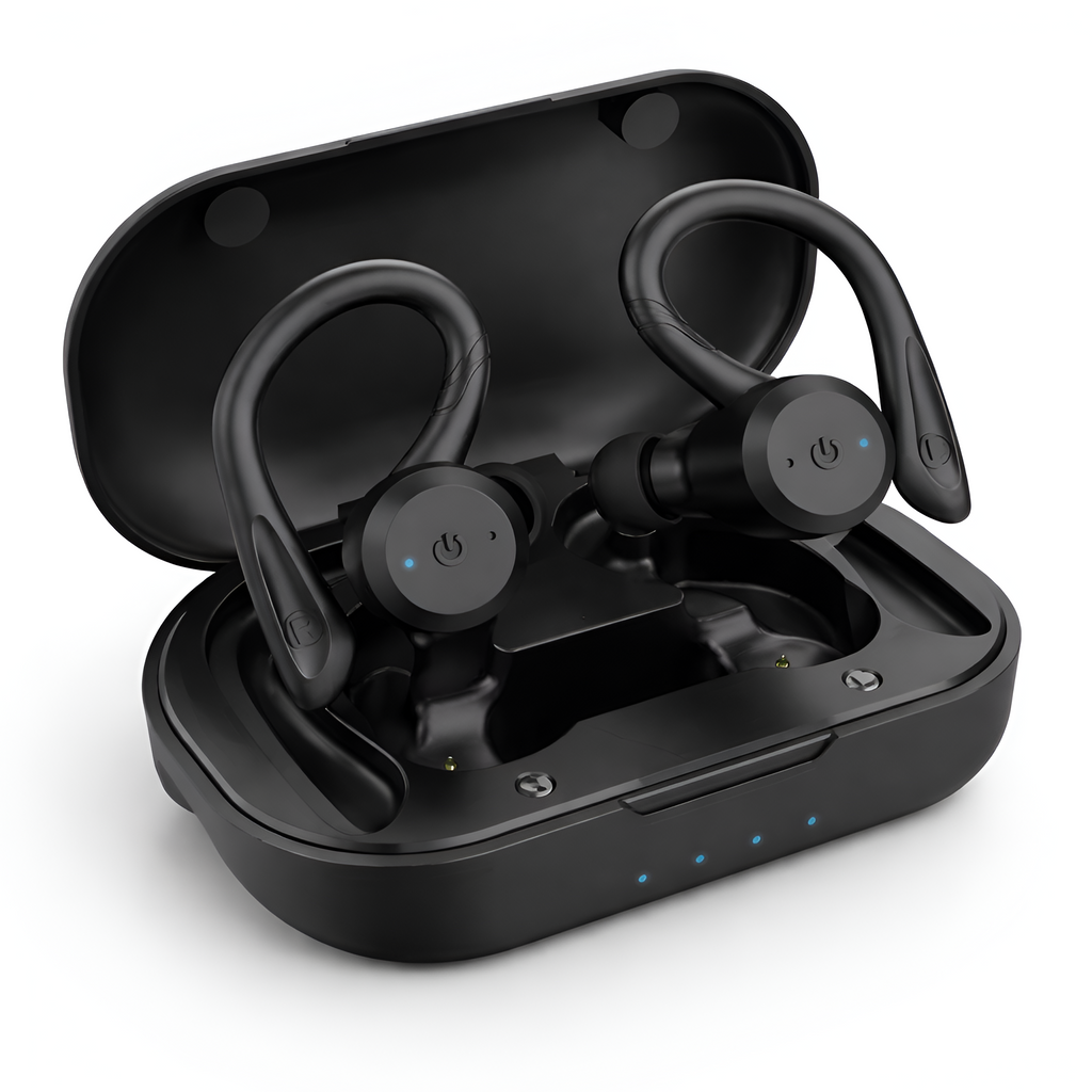 Pyrrhos - Auriculares Bluetooth Impermeables TWS para Deporte