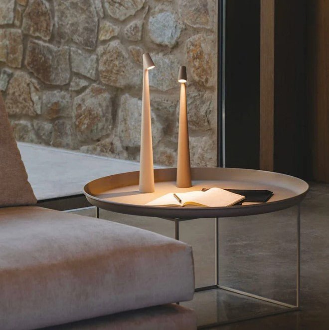 Lámpara de Mesa LED Inalámbrica con Función de Regulación Táctil