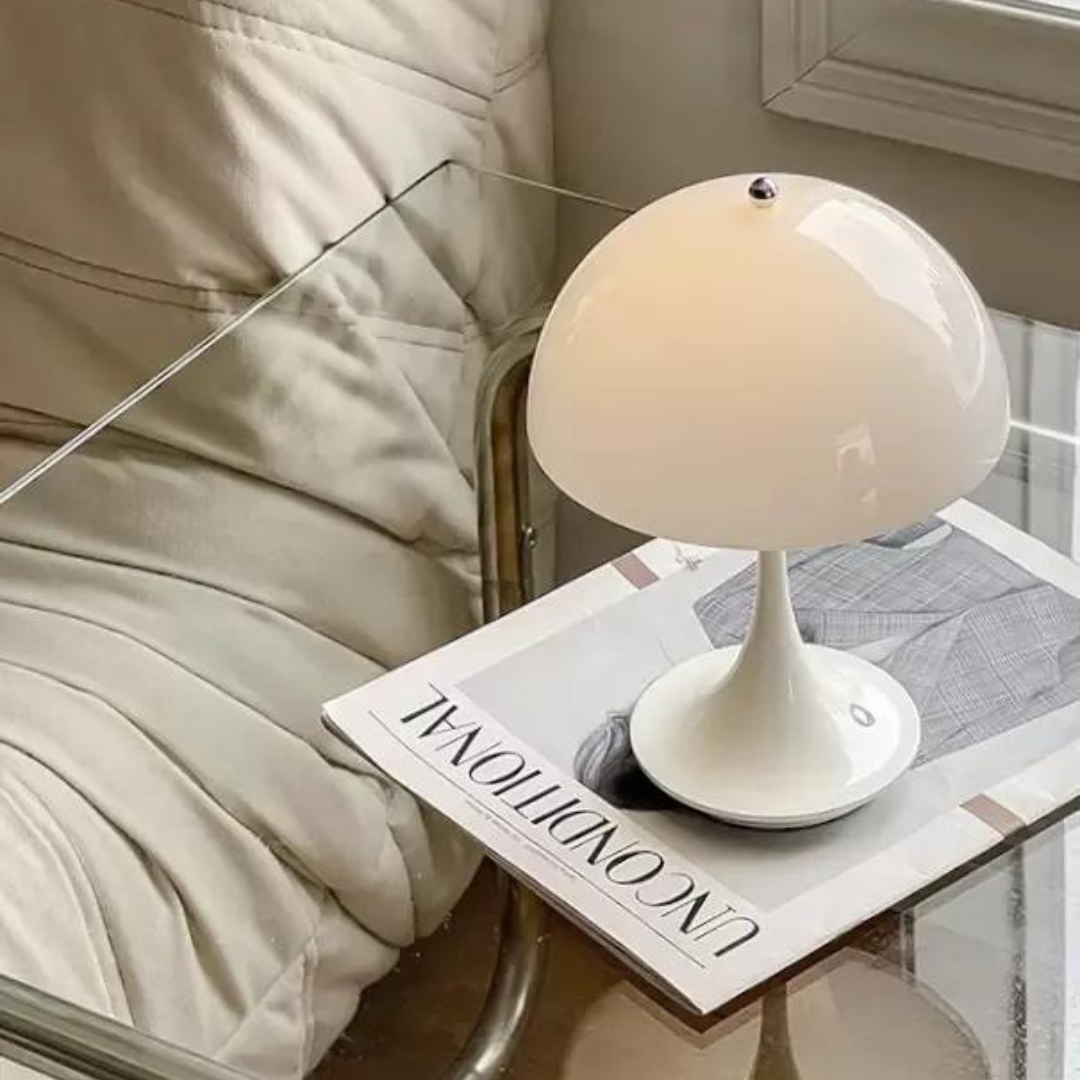 EclatéAura | Lámpara de mesa LED elegante y inalámbrica