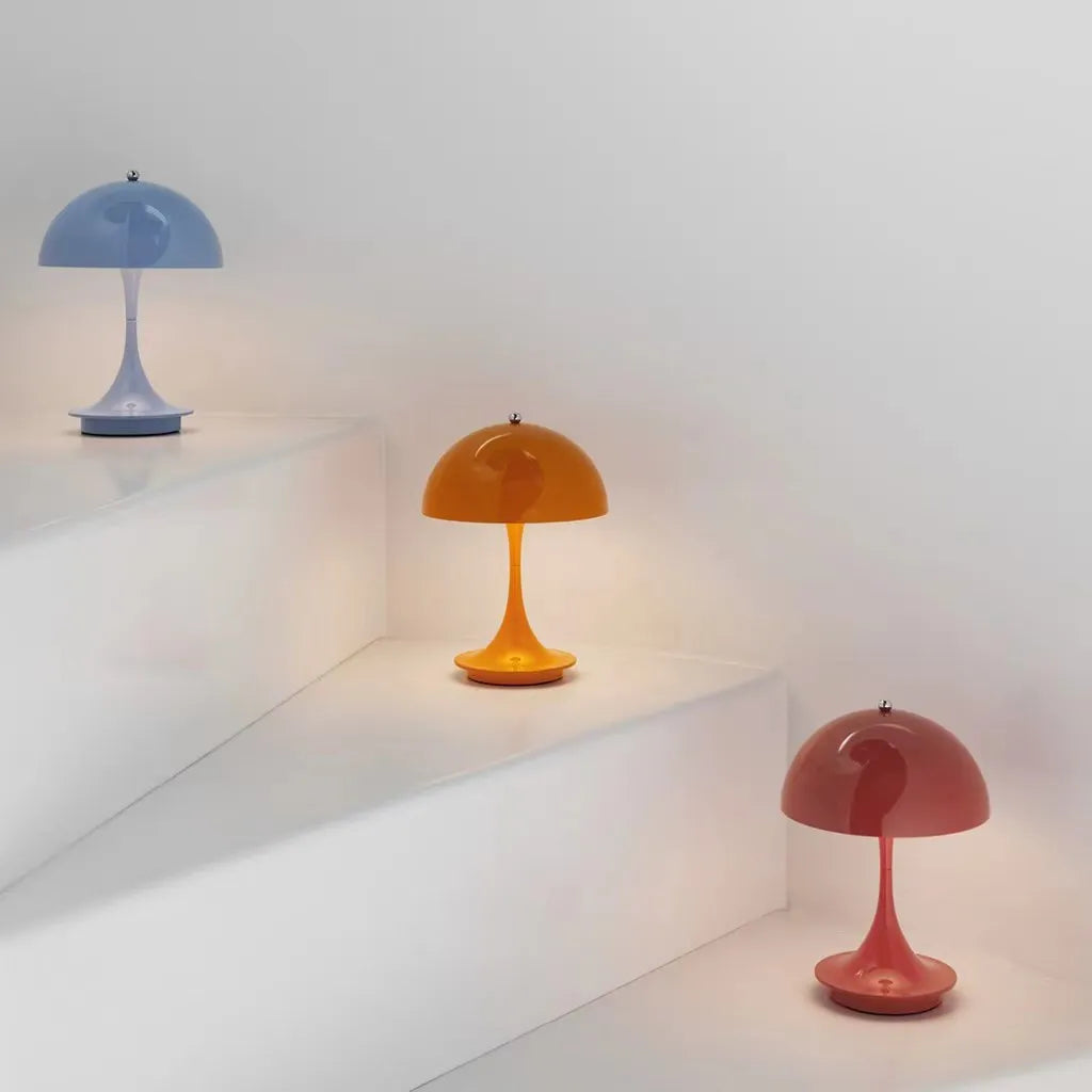 EclatéAura | Lámpara de mesa LED elegante y inalámbrica