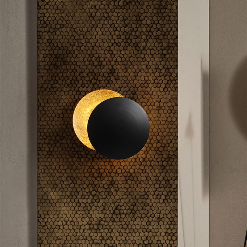 Eclipsera | Aplique LED en forma de luna