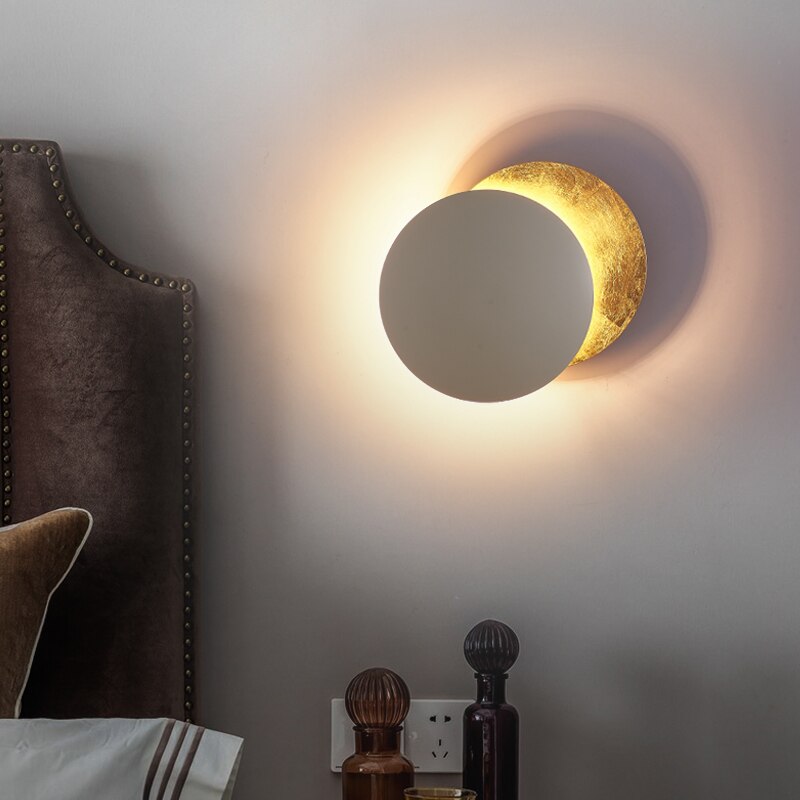 Eclipsera | Aplique LED en forma de luna