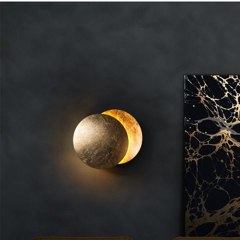 Eclipsera | Aplique LED en forma de luna