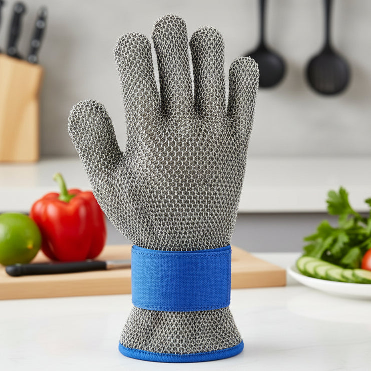 STEELSAFE PRO – Guantes de seguridad de acero inoxidable con máxima resistencia al corte