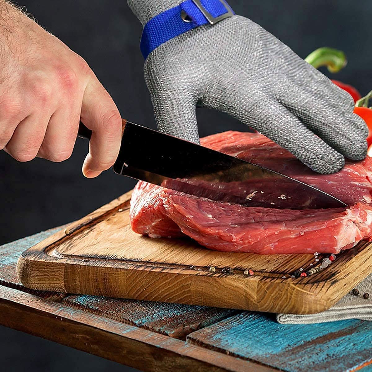 STEELSAFE PRO – Guantes de seguridad de acero inoxidable con máxima resistencia al corte