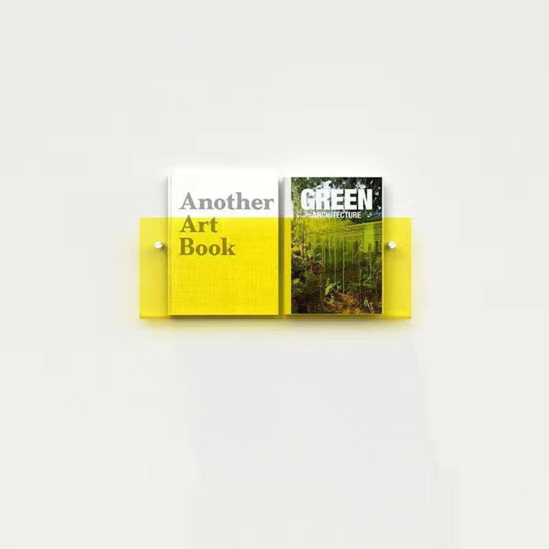 Revistero ecológico de acrílico – organizador de pared para revistas – un elemento decorativo elegante y extremadamente funcional.