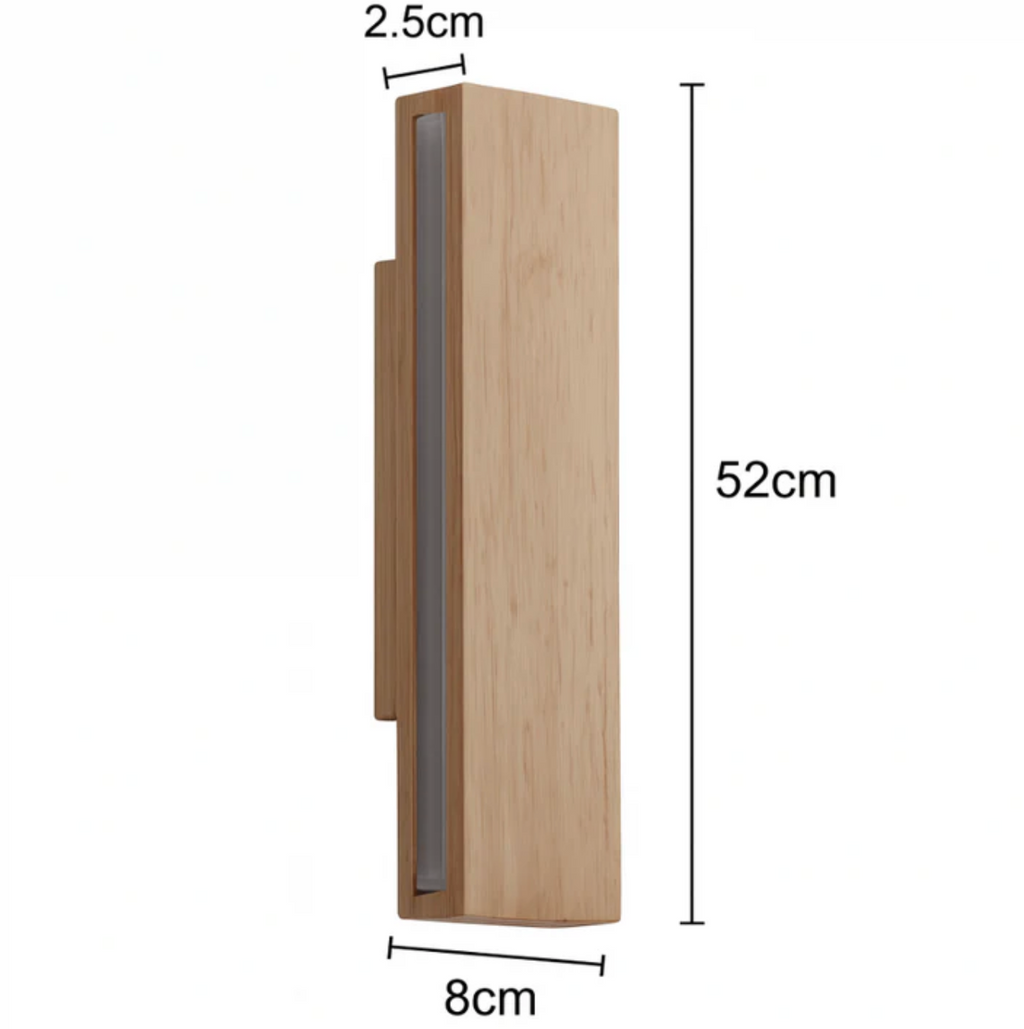 Aplique de Madera Japandi Arquitectónico Elara Haus