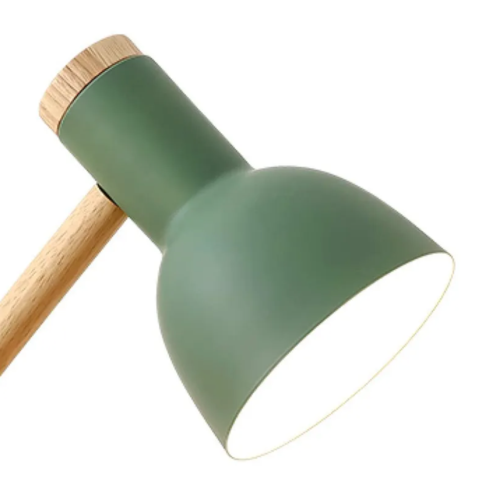 Lámpara de Mesa de Madera Articulada Elara Haus - Luz de Lectura Ajustable Moderna